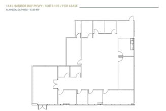1310-1430 Harbor Bay Pky, Alameda, CA for lease Floor Plan- Image 1 of 1