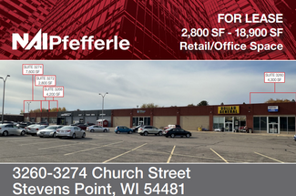 More details for 3260-3274 Church St, Stevens Point, WI - Retail for Lease