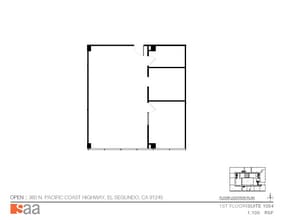 300 N Pacific Coast Hwy, El Segundo, CA for lease Floor Plan- Image 1 of 1