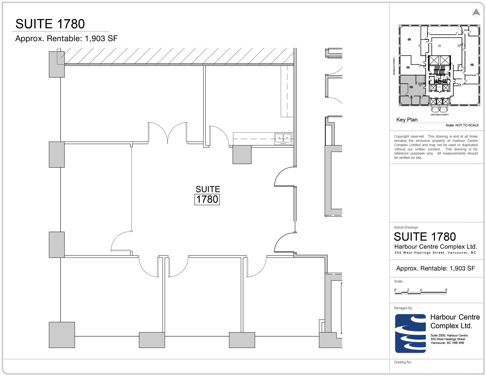 555 W Hastings St, Vancouver, BC for lease Floor Plan- Image 1 of 1