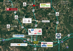 FL 83, Defuniak Springs, FL - AERIAL  map view