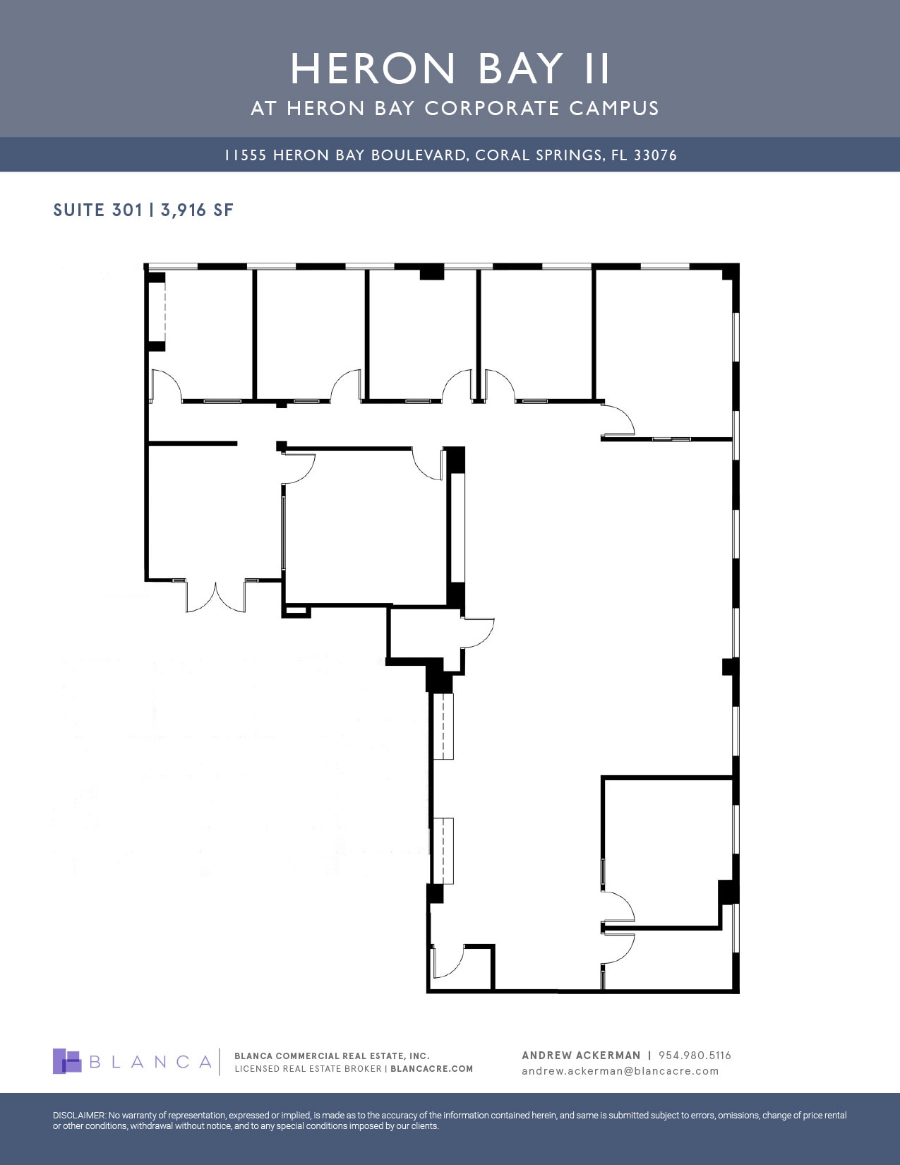 11555 Heron Bay Blvd, Coral Springs, FL for lease Floor Plan- Image 1 of 1