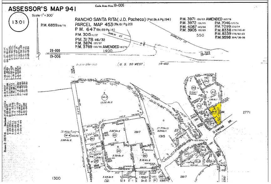 5321 Hopyard Rd, Pleasanton, CA for lease - Plat Map - Image 3 of 3