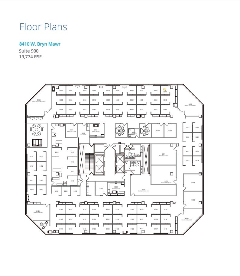 8410 W Bryn Mawr Ave, Chicago, IL for lease Floor Plan- Image 1 of 1