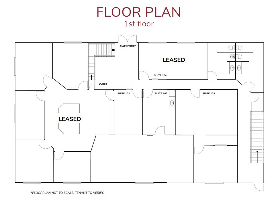 312 S Juniper St, Escondido, CA for lease Floor Plan- Image 1 of 1