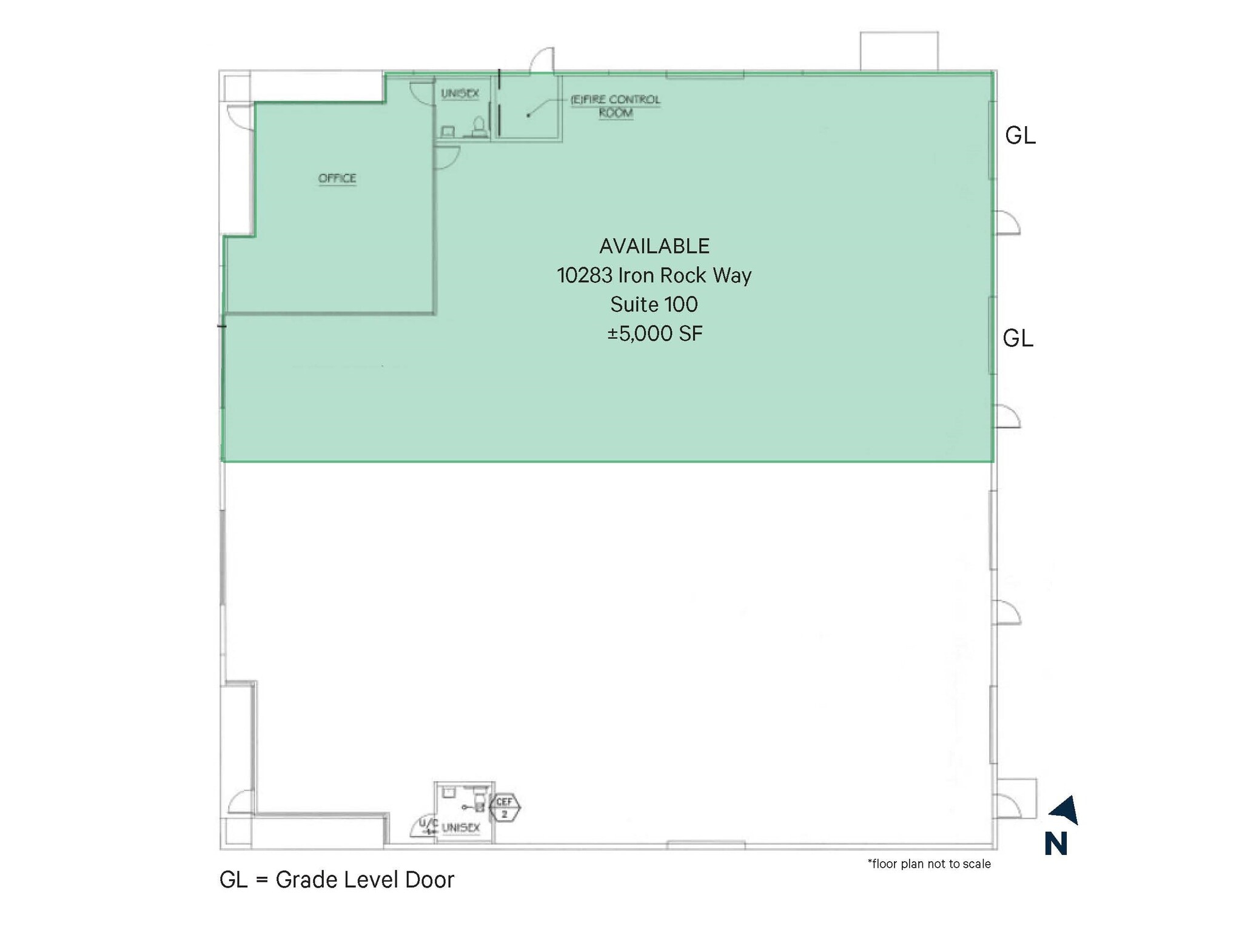 10283 Iron Rock Way, Elk Grove, CA for lease Floor Plan- Image 1 of 1