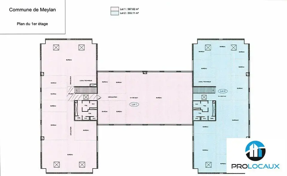 Office in Meylan for lease Floor Plan- Image 1 of 1