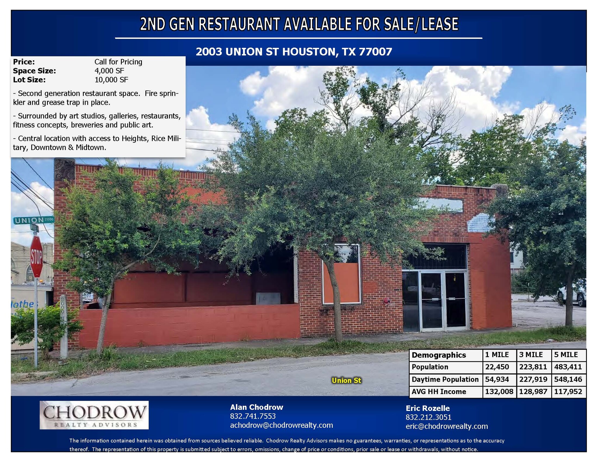 2003 Union St, Houston, TX for lease Building Photo- Image 1 of 16