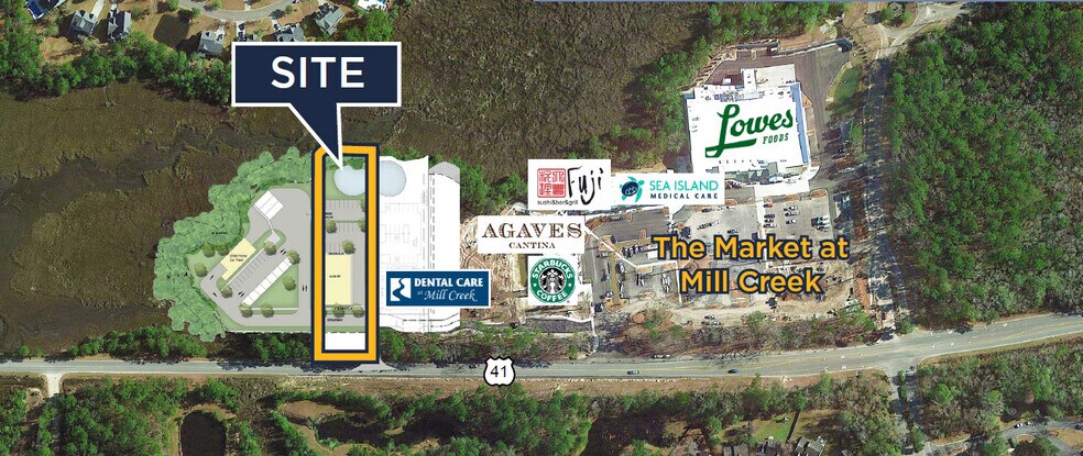 Highway 41, Mount Pleasant, SC for sale - Aerial - Image 1 of 1