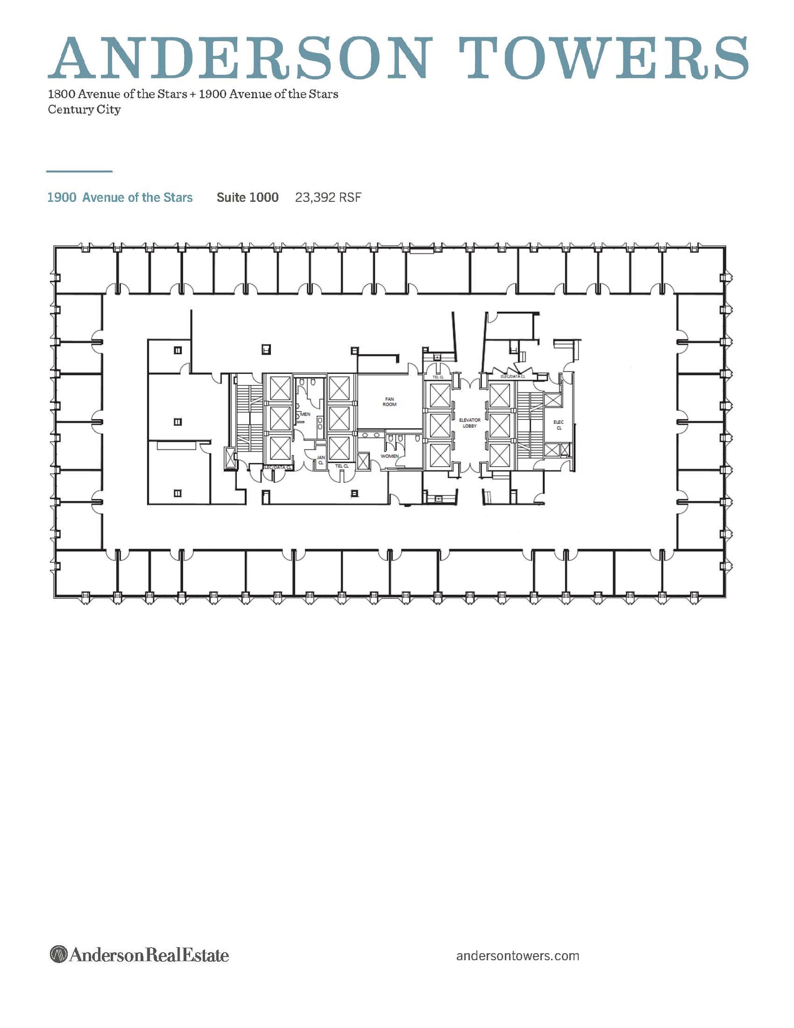 1800 Avenue of the Stars, Los Angeles, CA for lease Floor Plan- Image 1 of 1