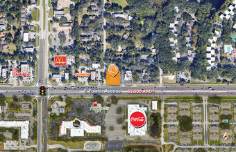 5880 E Fowler Ave, Tampa, FL - aerial  map view