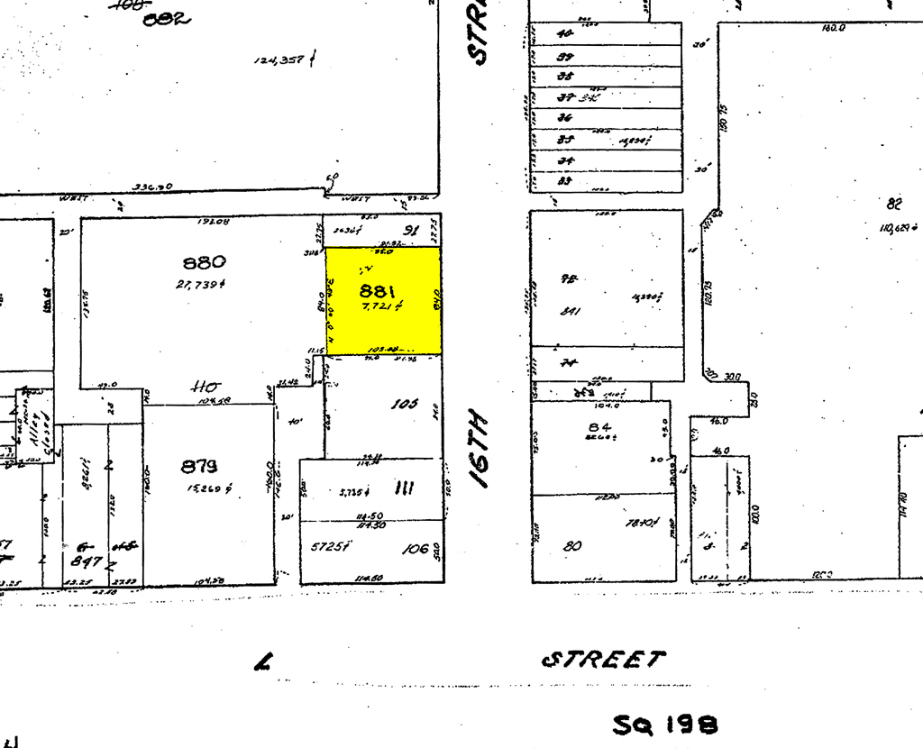 1126 16th St Nw, Washington, DC for sale Plat Map- Image 1 of 1