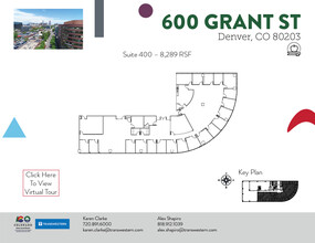 600 Grant St, Denver, CO for lease Floor Plan- Image 2 of 2