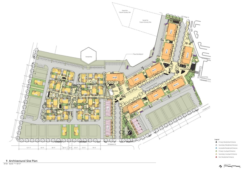 205 Marengo St, Florence, AL for lease - Site Plan - Image 1 of 4