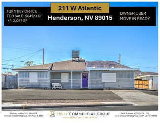 More details for 211 W Atlantic Ave, Henderson, NV - Office for Sale