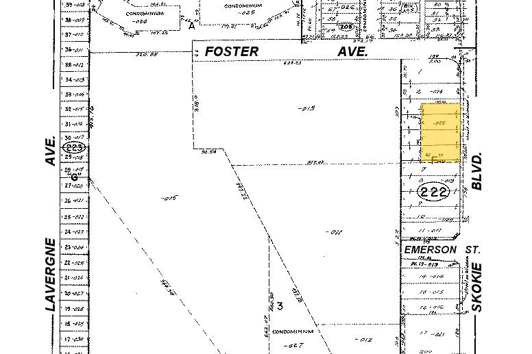 9410-9466 Skokie Blvd, Skokie, IL for lease - Plat Map - Image 2 of 7