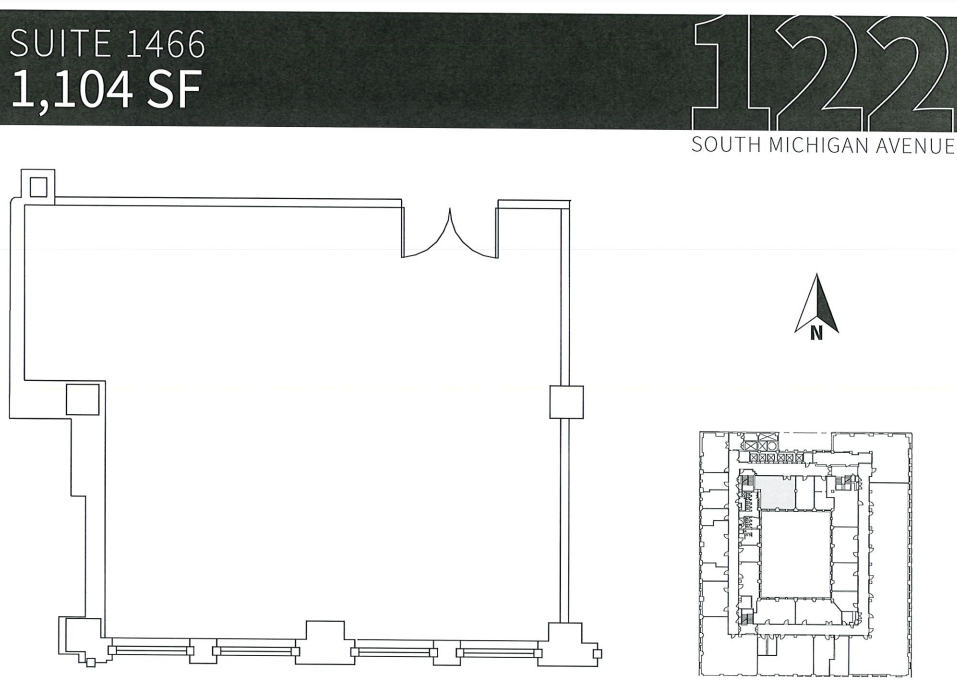 122 S Michigan Ave, Chicago, IL for lease Floor Plan- Image 1 of 1