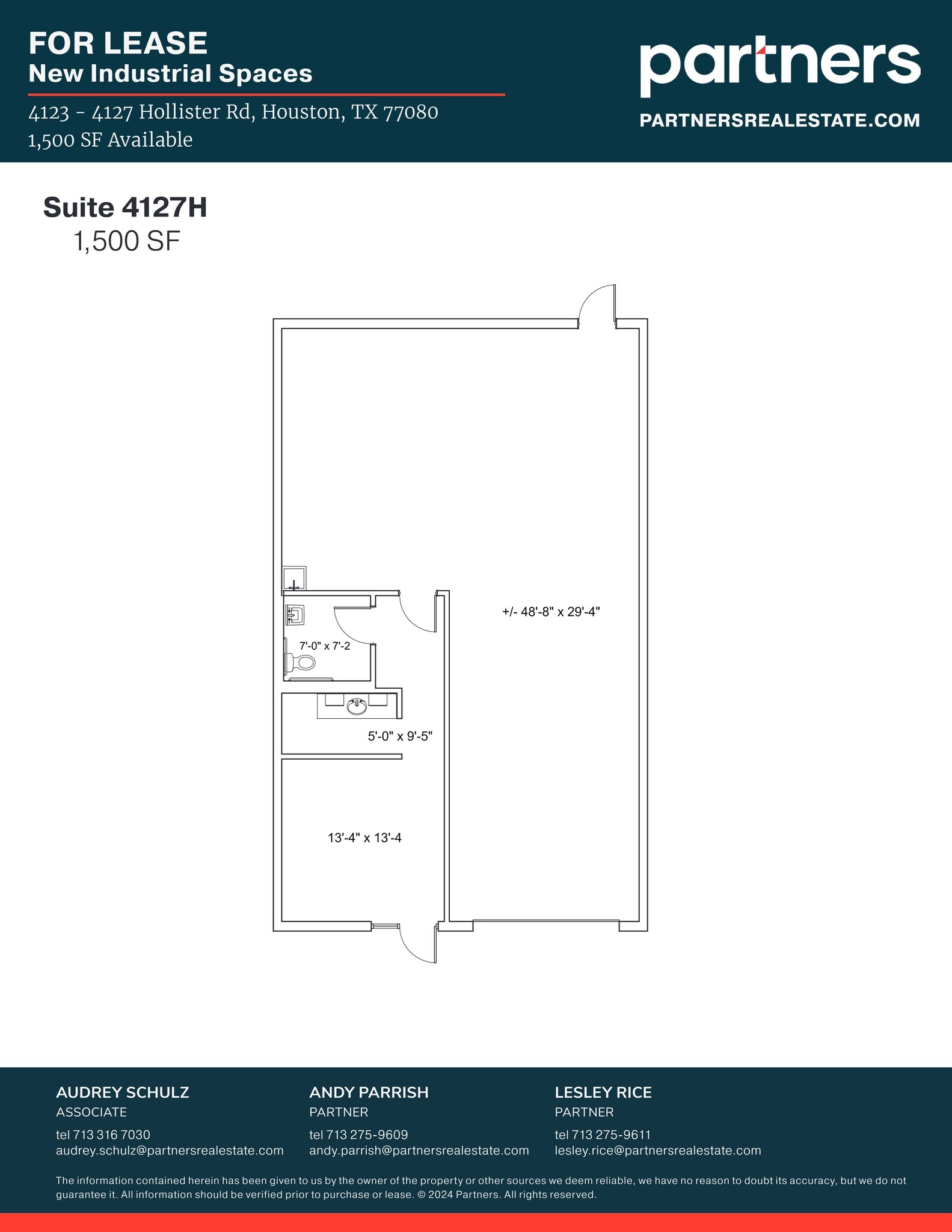 4125 Hollister Rd, Houston, TX for lease Site Plan- Image 1 of 1
