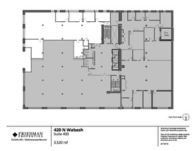 420 N Wabash Ave, Chicago, IL for lease Floor Plan- Image 1 of 6