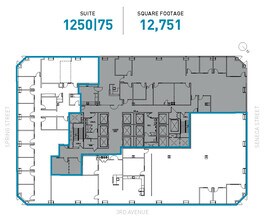 1111 3rd Ave, Seattle, WA for lease Floor Plan- Image 2 of 2