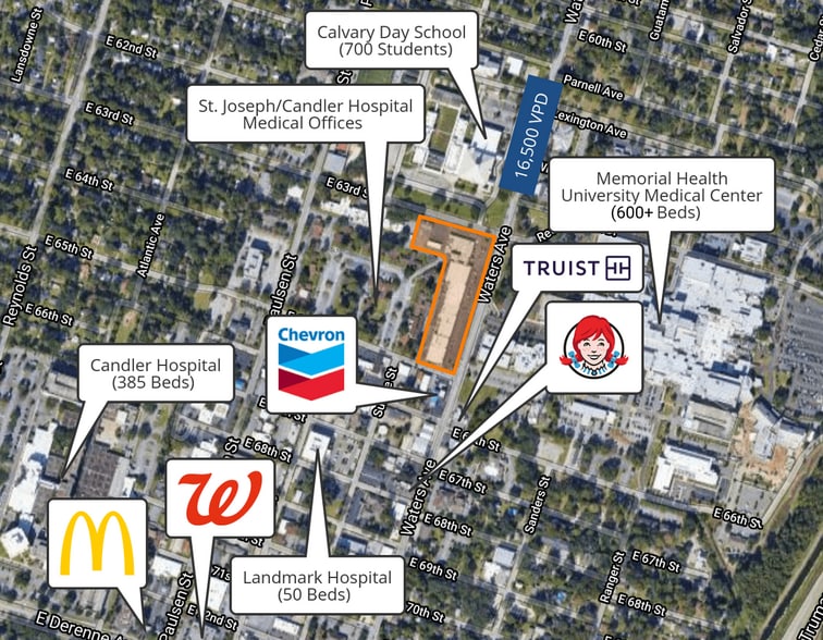 4800 Waters Ave, Savannah, GA for lease - Aerial - Image 2 of 8