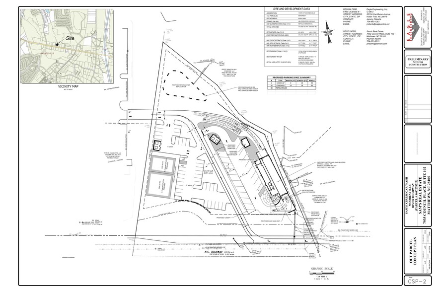 624 River Hwy, Mooresville, NC for lease - Site Plan - Image 1 of 5