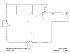 200 Broadhollow Rd, Melville, NY for lease Floor Plan- Image 1 of 1