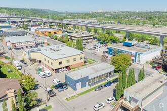1801 10th Ave SW, Calgary, AB - AERIAL  map view