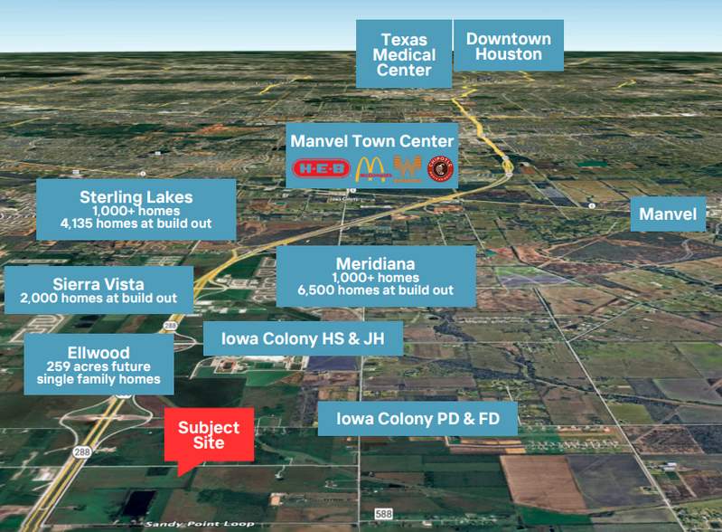 CR 62, Iowa Colony, TX for sale - Aerial - Image 2 of 3