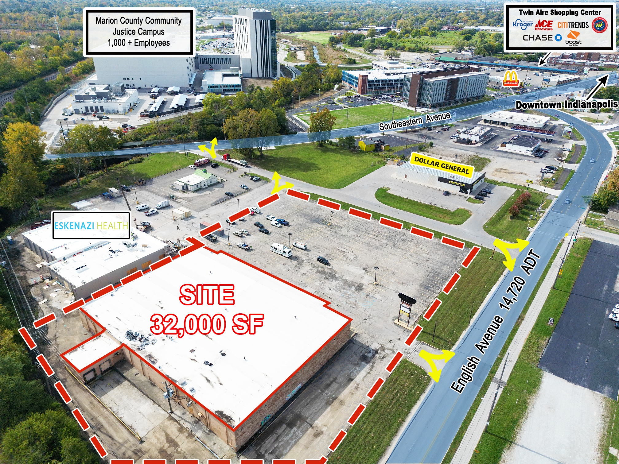 3415-3421 English Ave, Indianapolis, IN for lease Building Photo- Image 1 of 4