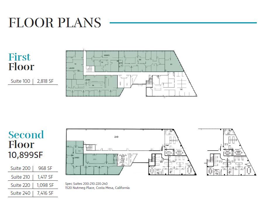 1520 Nutmeg Pl, Costa Mesa, CA for lease Floor Plan- Image 1 of 1