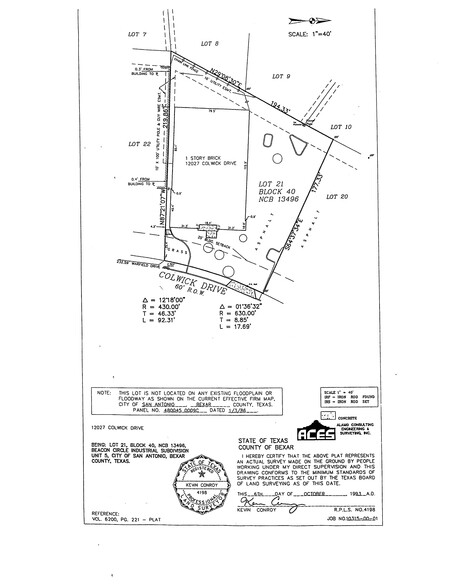 12027-12031 Colwick St, San Antonio, TX for lease - Site Plan - Image 3 of 4