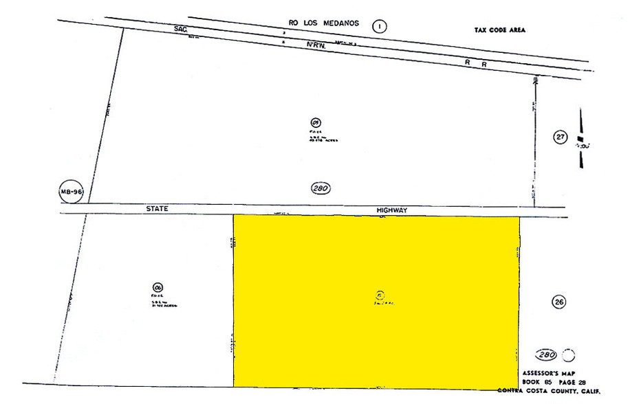 701 Willow Pass Rd, Pittsburg, CA for lease - Plat Map - Image 2 of 9