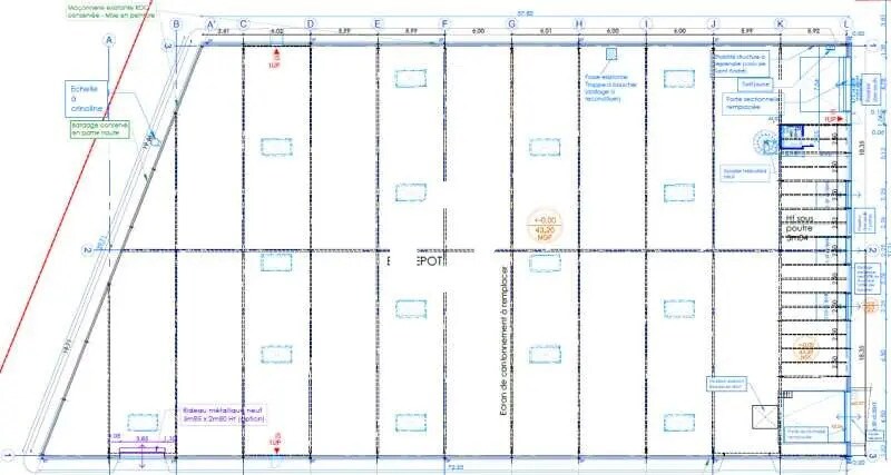 Industrial in Le Blanc-Mesnil for lease - Floor Plan - Image 2 of 2