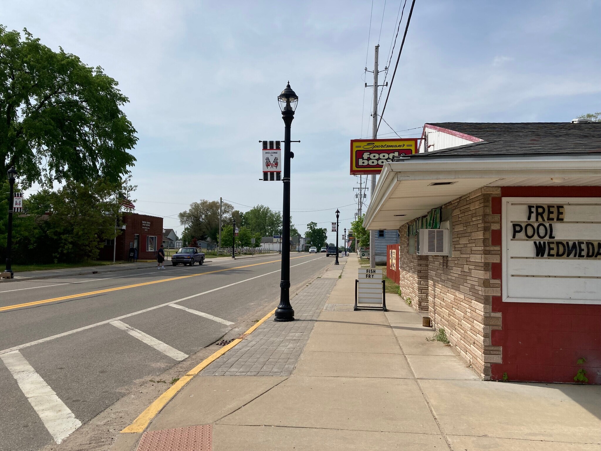 200 S Bullock St, Whittemore, MI 48770 Sportsman's BarFood and Booze