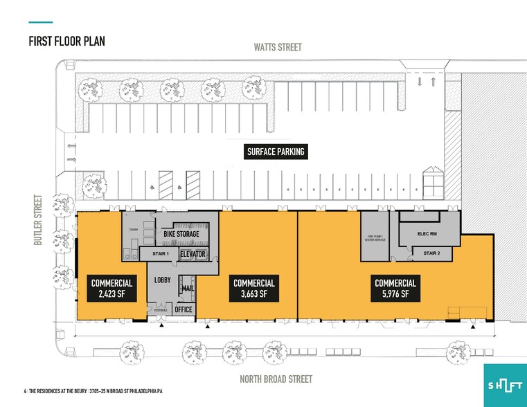 3705 N Broad St, Philadelphia, PA for lease - Floor Plan - Image 3 of 3