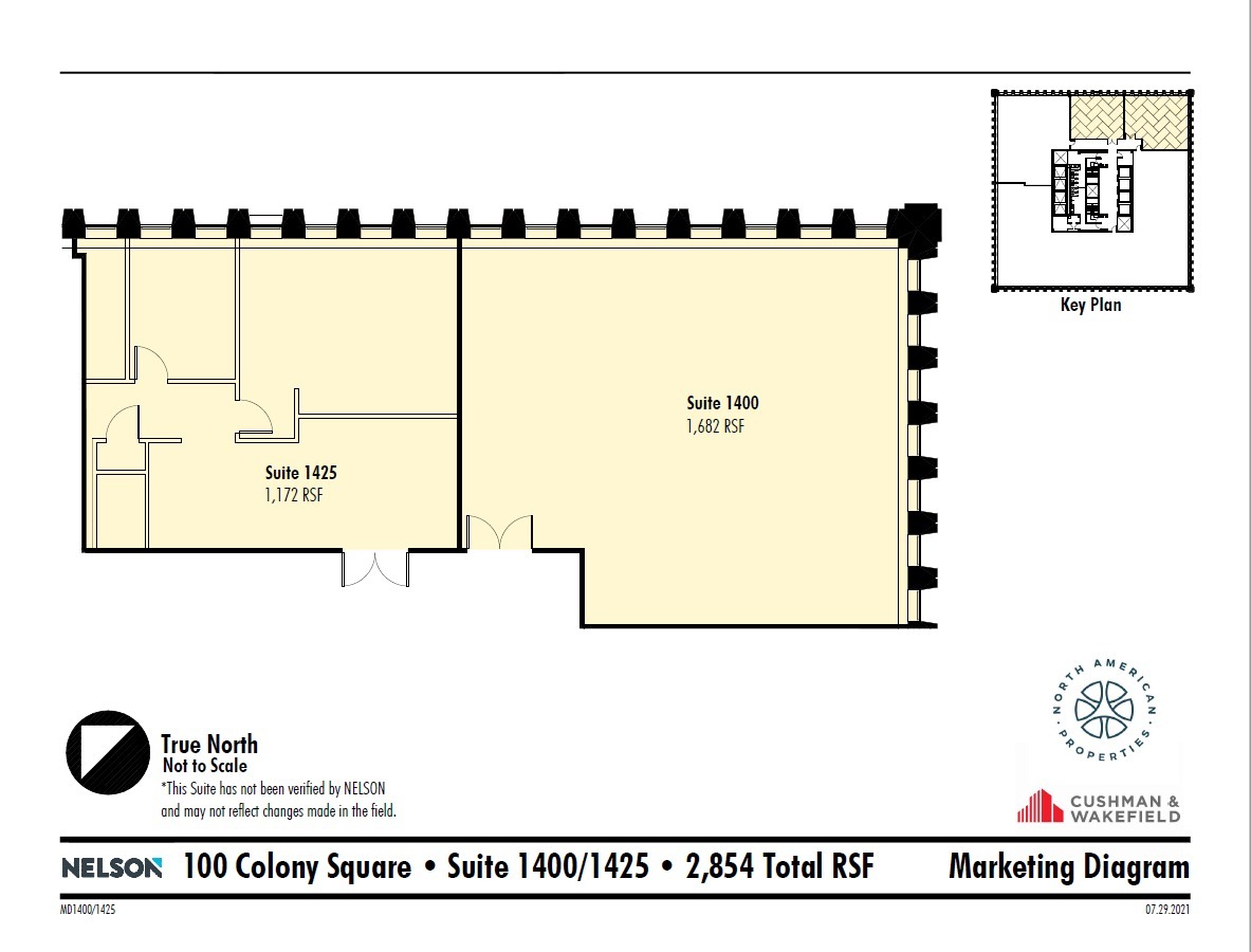 1175 Peachtree St NE, Atlanta, GA for lease Floor Plan- Image 1 of 1