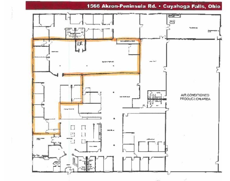 1566 Akron Peninsula Rd, Akron, OH for lease Floor Plan- Image 1 of 1