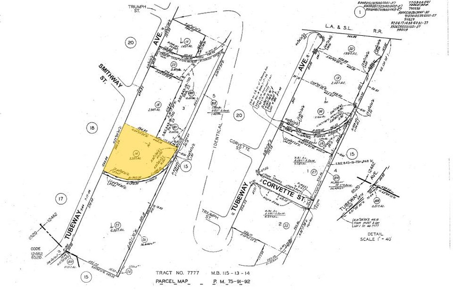 2230-2250 Tubeway Ave, Commerce, CA for lease - Plat Map - Image 2 of 2