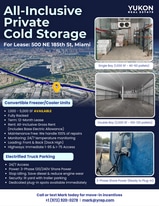 Private Cold Storage in Miami for Rent - Convenience Store