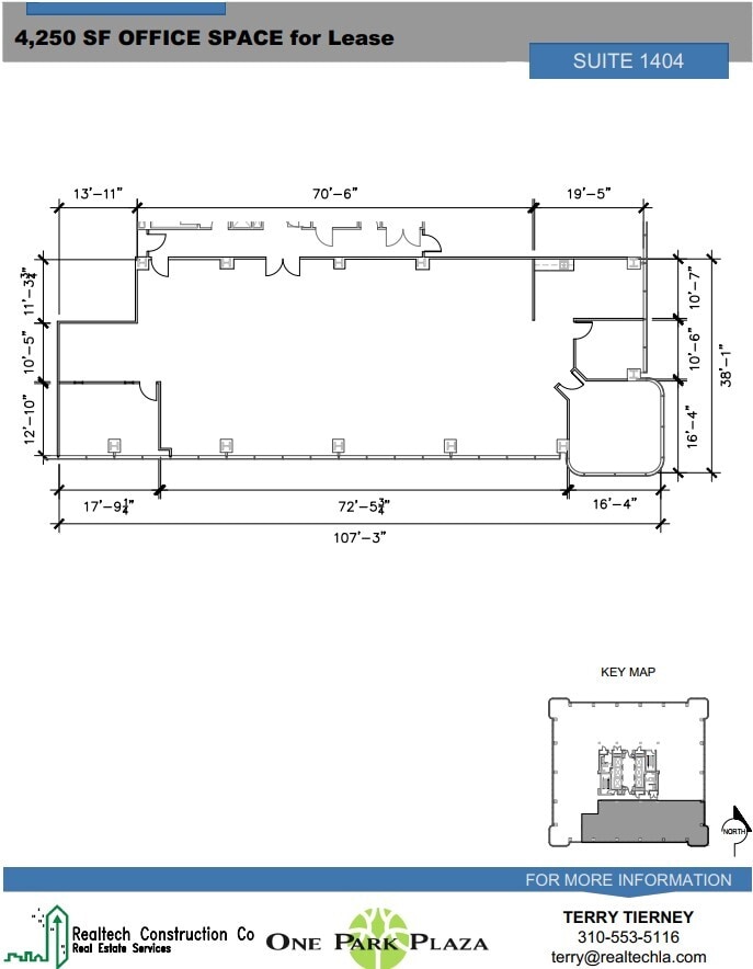 3250 Wilshire Blvd, Los Angeles, CA for lease Floor Plan- Image 1 of 1