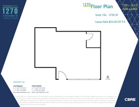1232 E Broadway Rd, Tempe, AZ for lease Floor Plan- Image 1 of 1