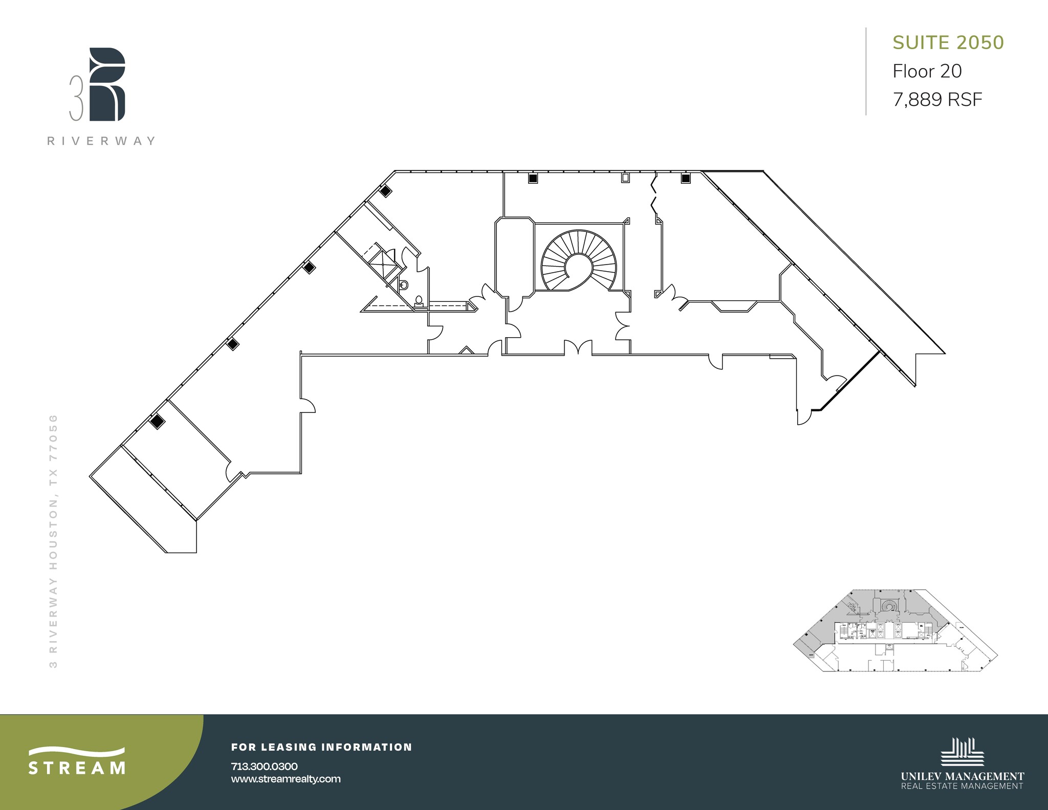 3 Riverway, Houston, TX for lease Floor Plan- Image 1 of 1