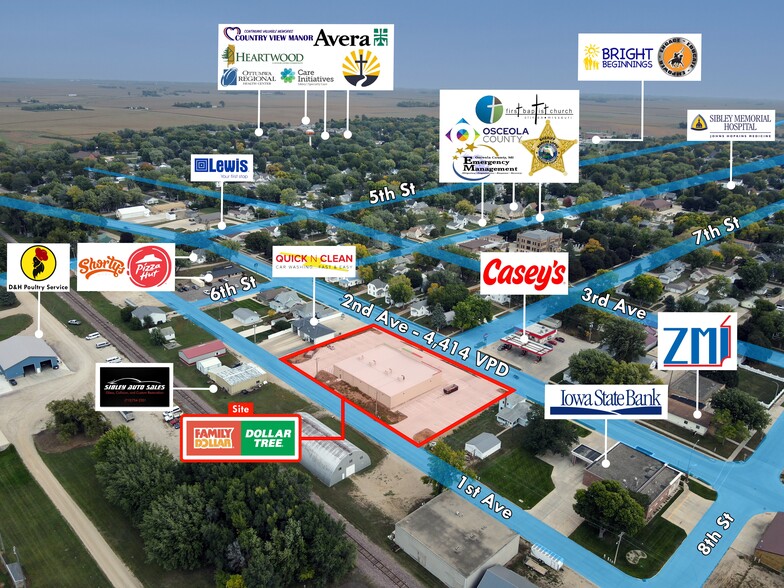 652 2nd Ave, Sibley, IA for sale - Building Photo - Image 3 of 4