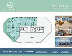 8260-8280 Willow Oaks Corporate Dr, Fairfax, VA for lease Floor Plan- Image 2 of 6