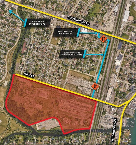 101 Mill St, Ecorse, MI 48229 Mill Street Logistics