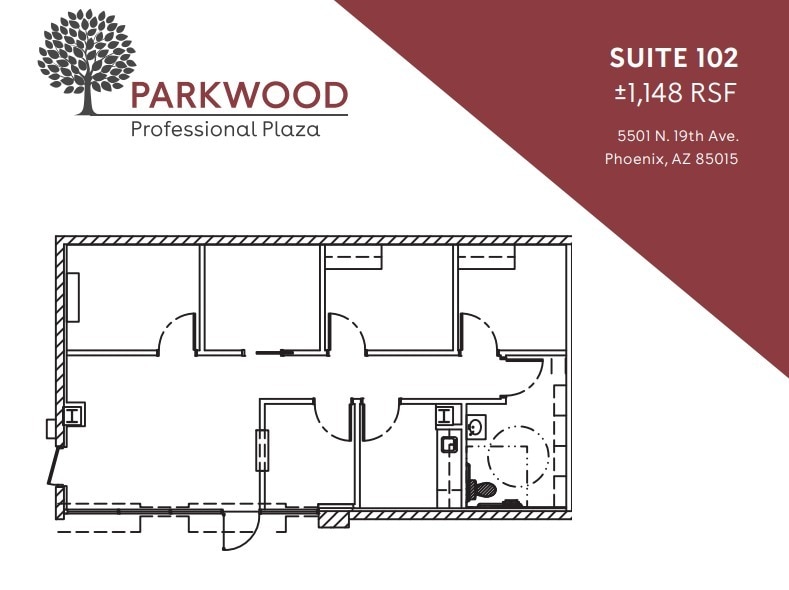 5501 N 19th Ave, Phoenix, AZ for lease Floor Plan- Image 1 of 1