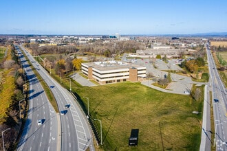 100 Herzberg Rd, Ottawa, ON - AERIAL  map view