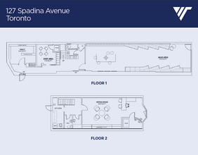 125-127 Spadina Ave, Toronto, ON for lease Floor Plan- Image 1 of 1