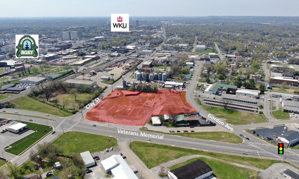 600 Clay St, Bowling Green, KY for sale - Aerial - Image 1 of 3